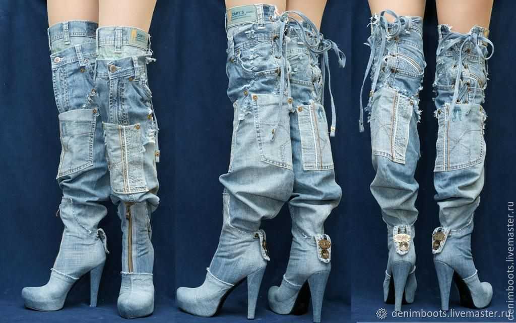✅ джинсовые сапожки на флисе - vdartebe.ru