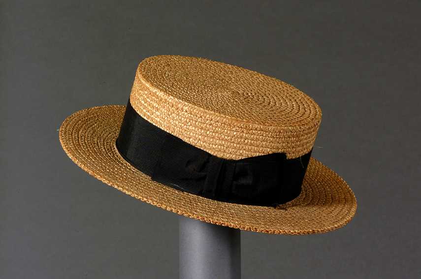 Мастер-класс: шляпка канотье крючком из рафии