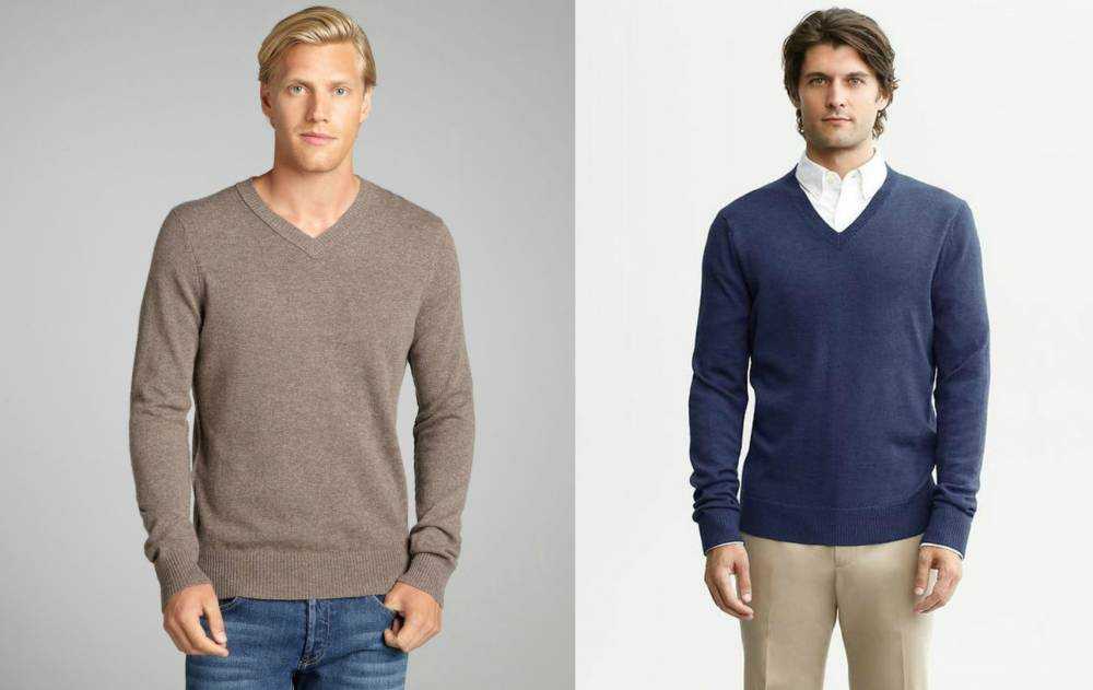 Сочетание “рубашка со свитером” в моде 2020 года 
