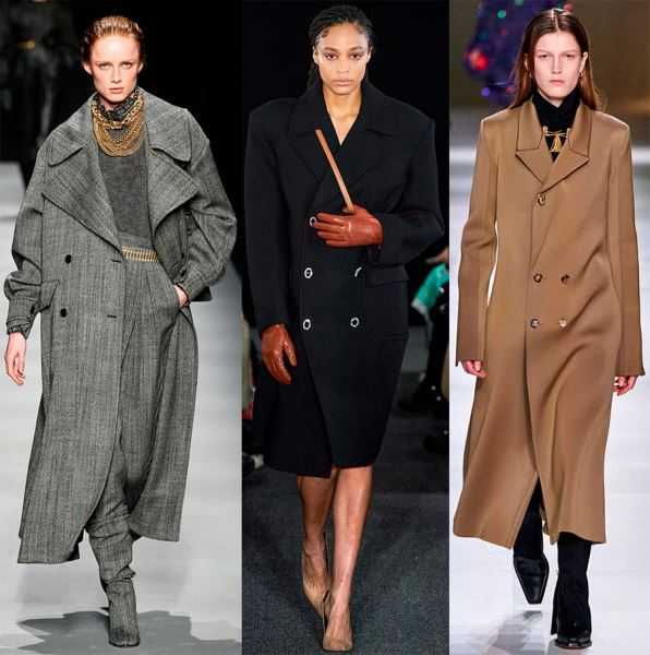 Пальто-халат - модные образы 2021-2022 на фото