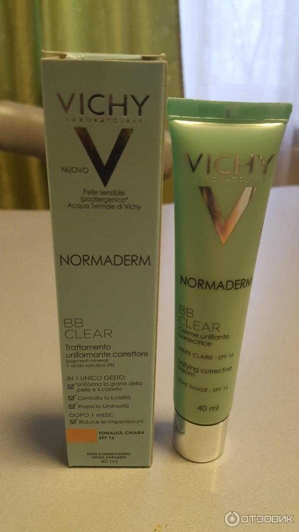 Тональный крем Vichy Normaderm обладает легкой структурой и маскирует видимые несовершенства кожи Средство убирает покраснения, комедоны и высыпания на лице
