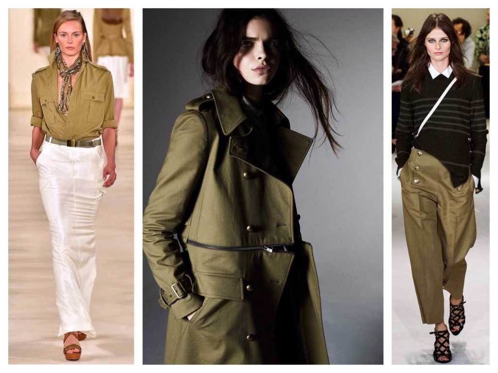 Женские куртки милитари — равнение на моду