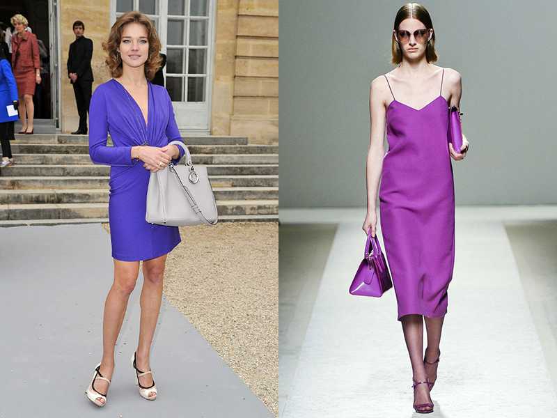 Сиреневое платье - 10 самых модных моделей 2020
