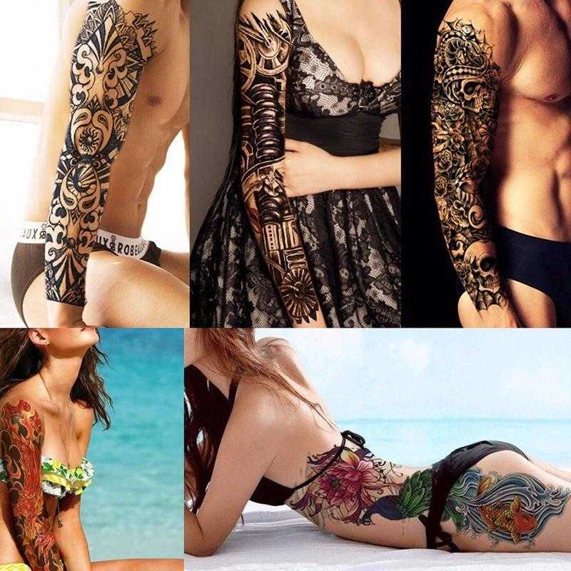 Какие существуют виды временных татуировок и в чем их особенности Сколько держатся такие изображения Тату хной, блестками, наклейками и другие способы