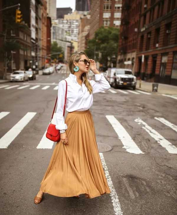 Длинные теплые юбки на осень: модные тренды 2021
