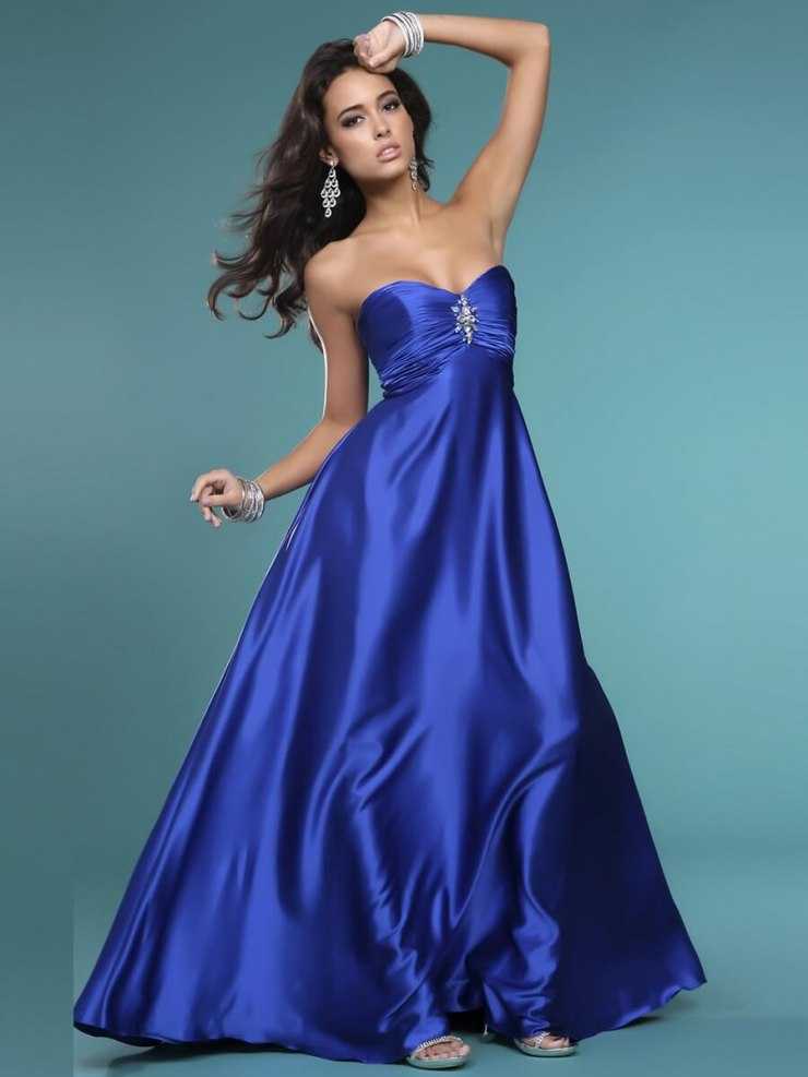Синее свадебное платье: разнообразие фасонов (280 фото)